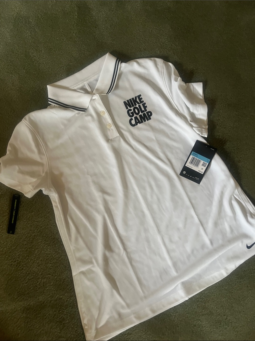 NWT Womens Nike golf camp shirt